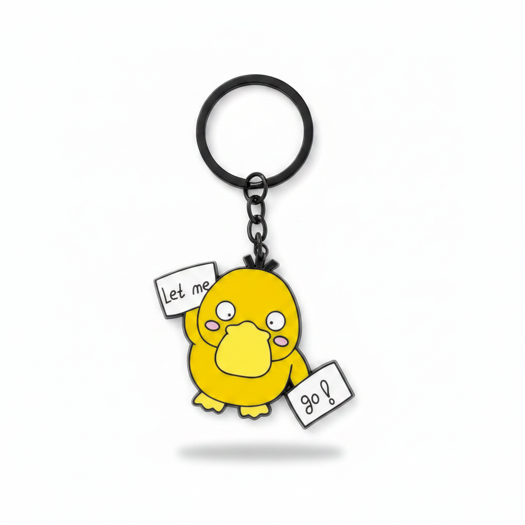Llavero de pato amarillo "¡Suéltame!" »