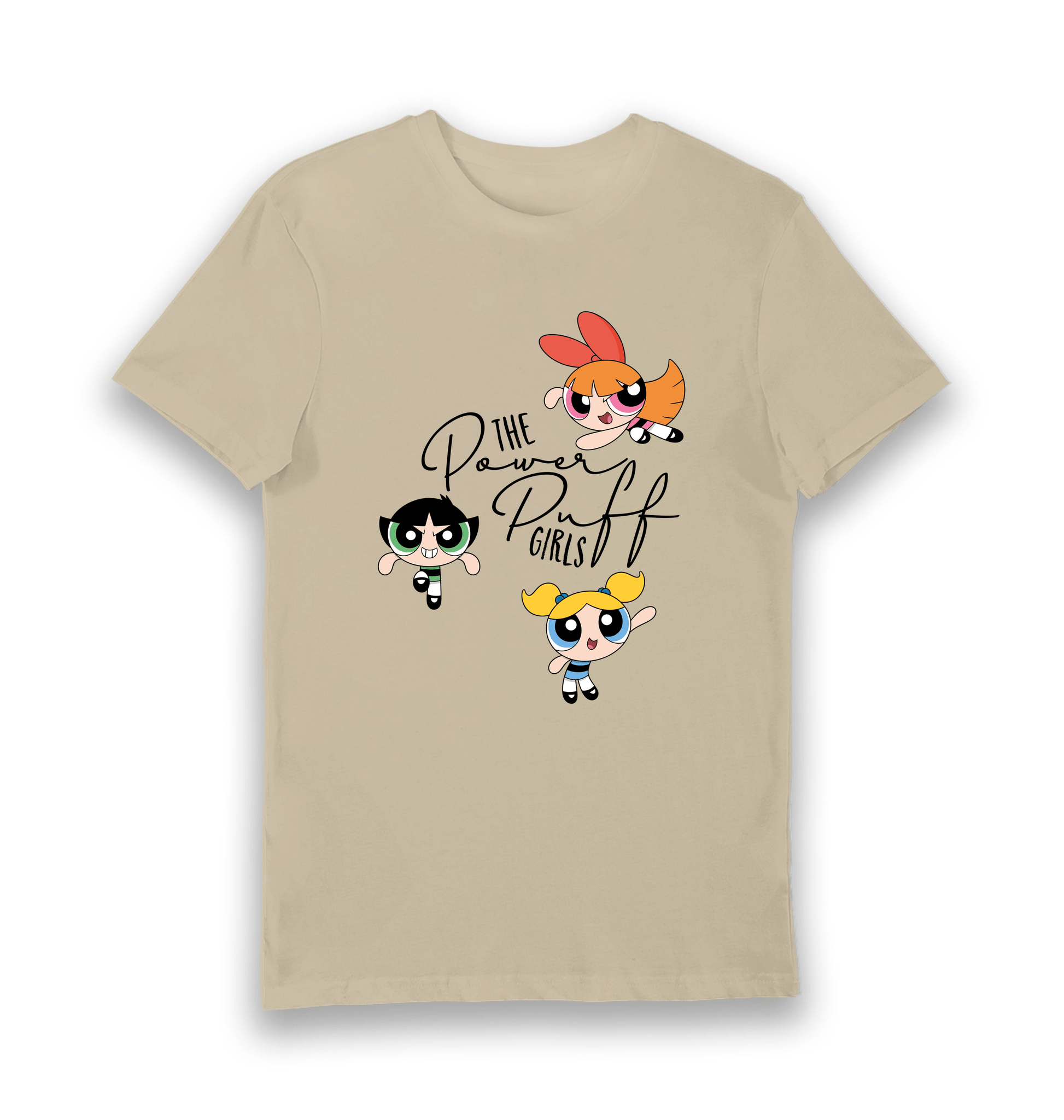 T-shirt adulte Powerpuff Girls multi-personnages
