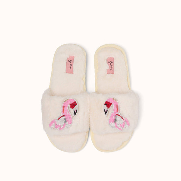 Par de alfileres para zapatillas - Flamingo