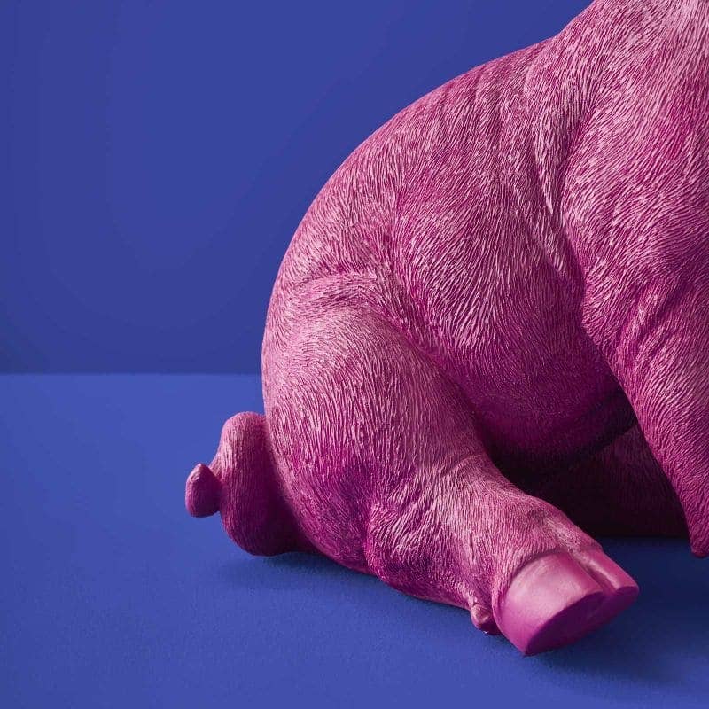 Lampe de table Cochon Rose