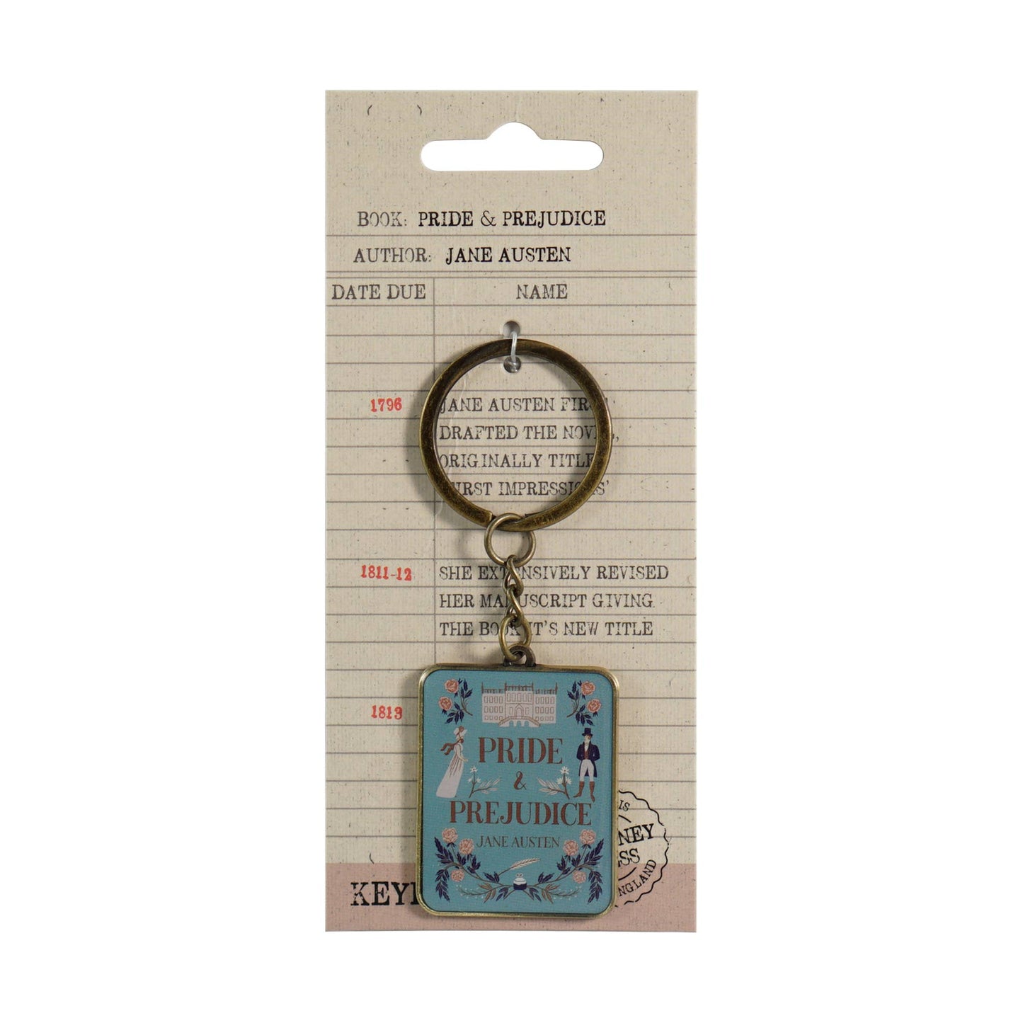 Pulteney Press Pride and Prejudice Keychain
