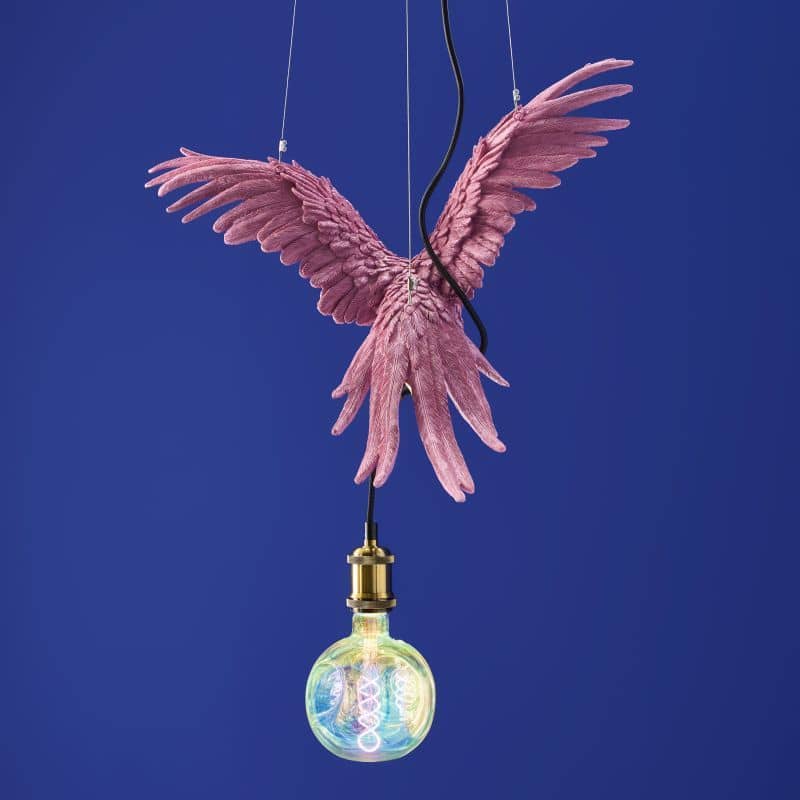 Lámpara de techo Pink Parrot