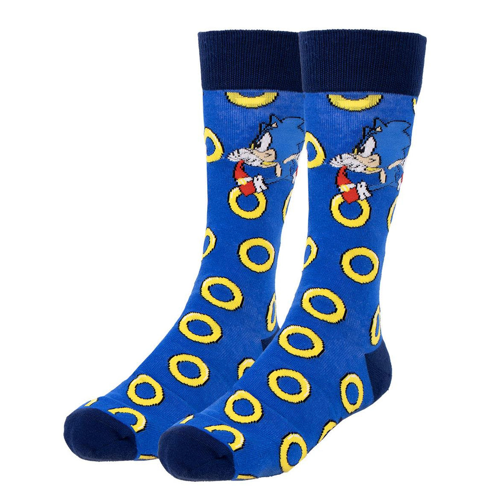 Verpakking met 3 paar Sonic-sokken 