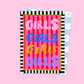 Carte à Rayures pour Filles