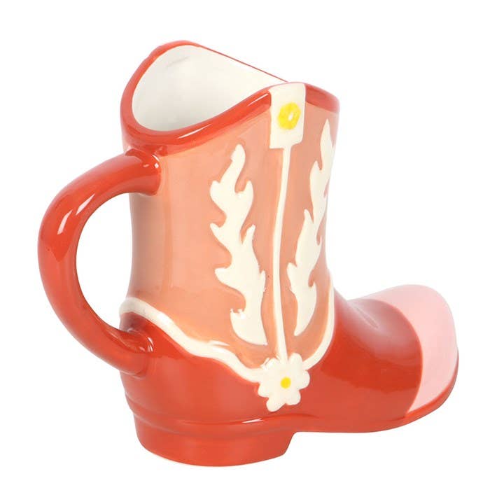 Cowboy Boot Mug - Pink