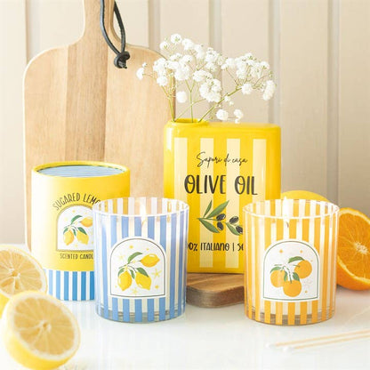 Olive Oil Can Flower Vase