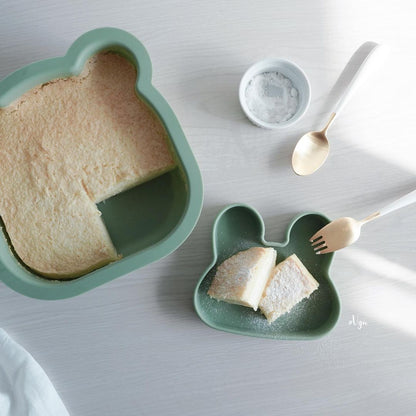 Panela de bolo de urso sábio