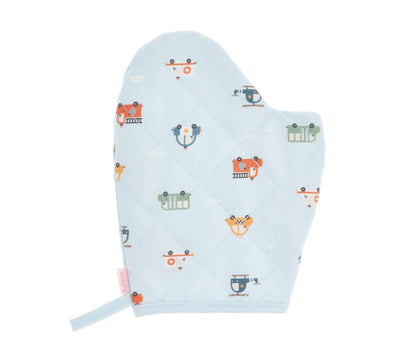 Juego de delantal y manopla de cocina de City Cars