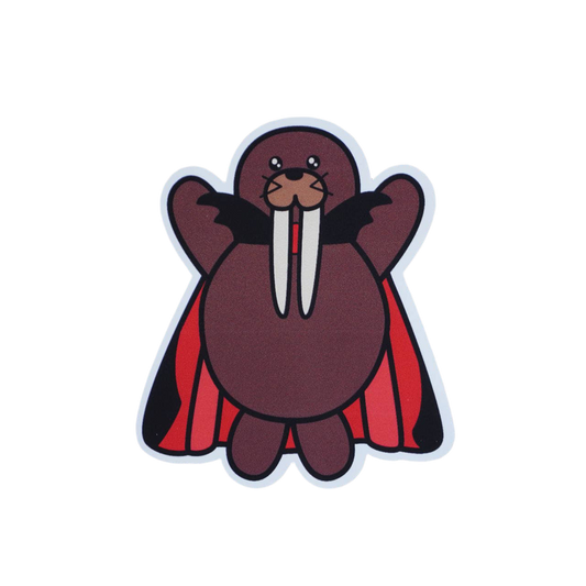 Pegatina de vampiro morse de Halloween