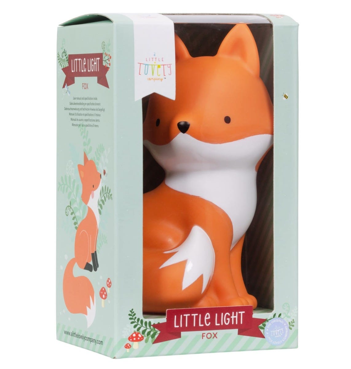 Petite veilleuse Renard – vue 4 – A Little Lovely Company
