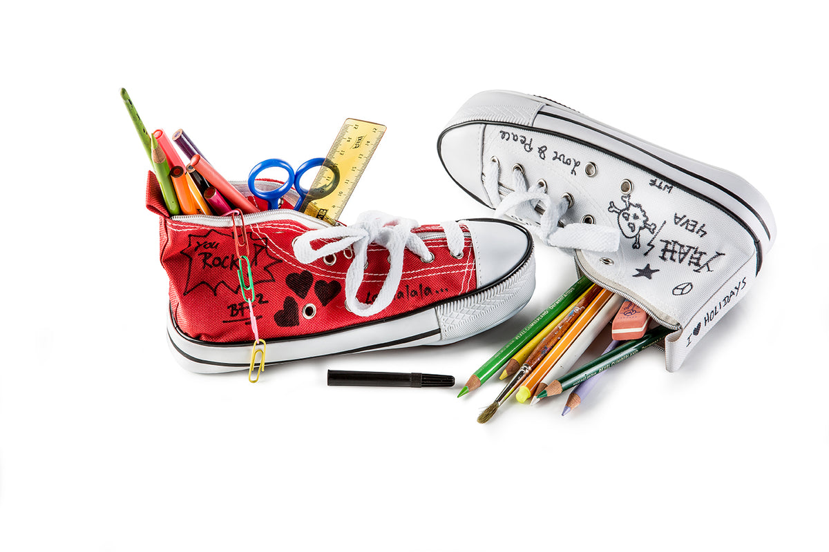 Kit de zapatos con diseño de burro rojo
