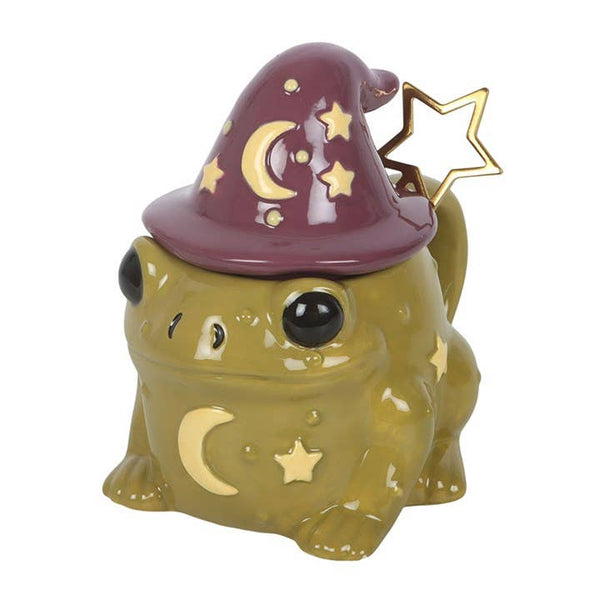 Mug en forme de crapaud magique pour Halloween avec cuillère
