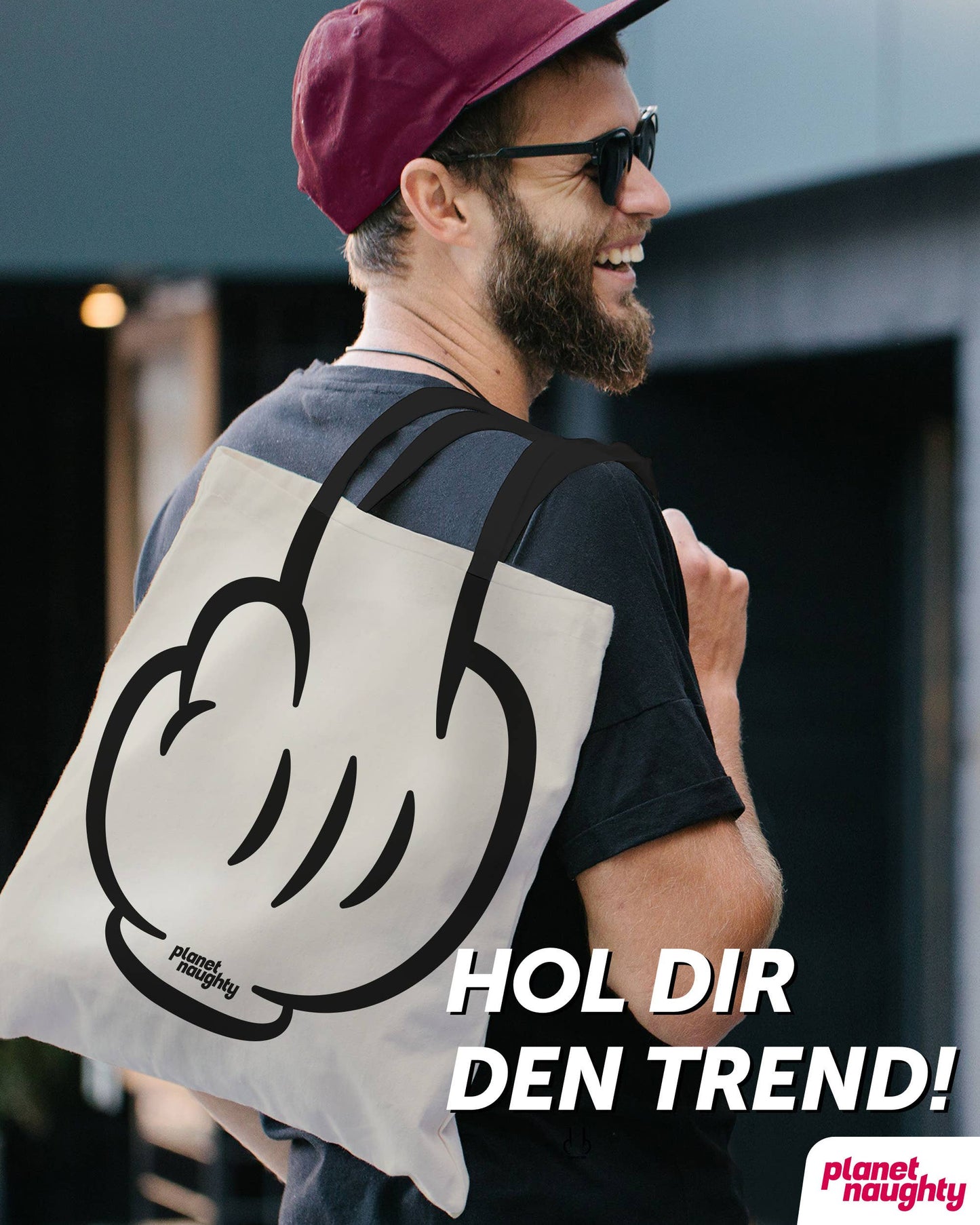 Bolsa de mano "Que te jodan"