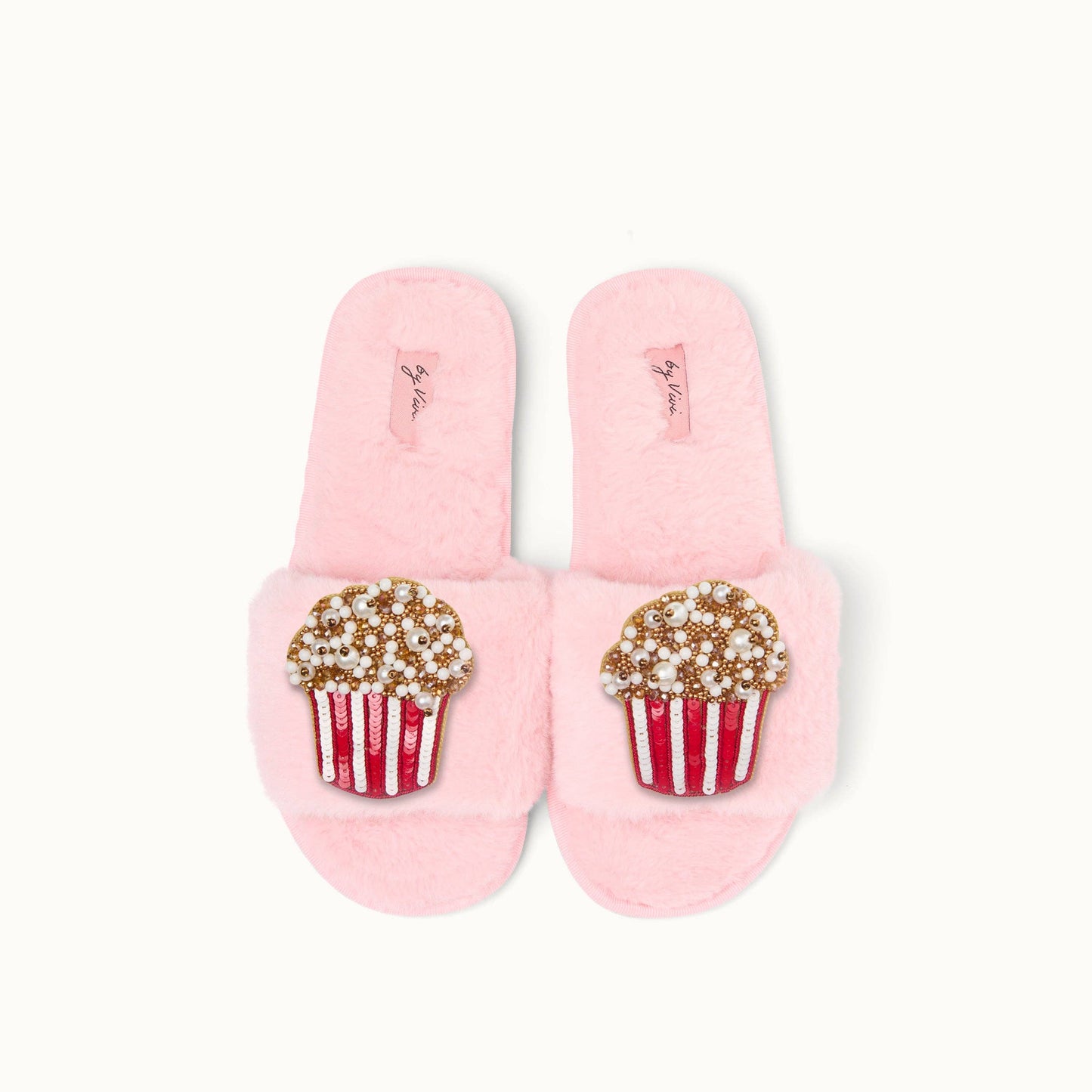 Paire de broches pour Chaussons - Popcorn