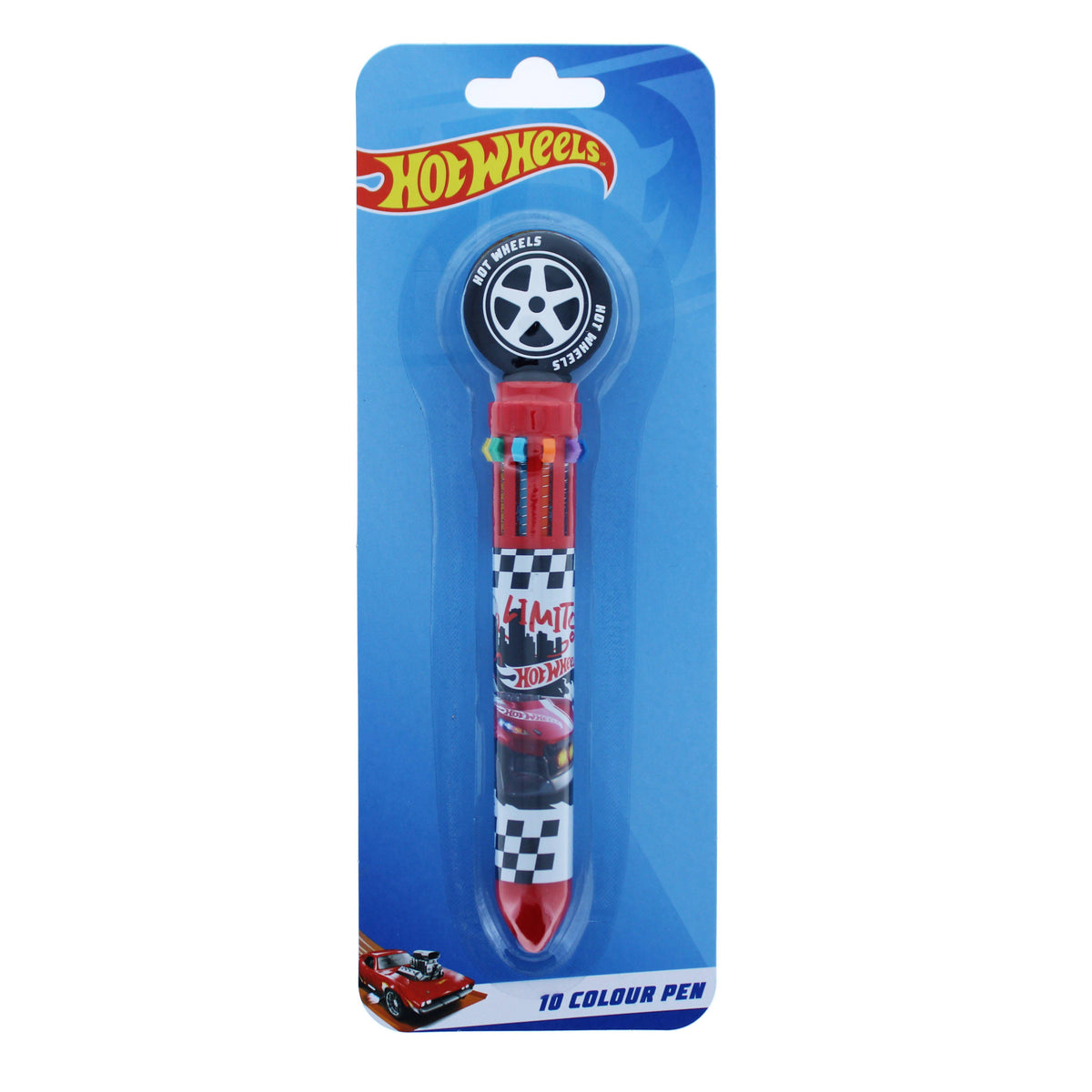 Pennarello Hot Wheels 10 colori