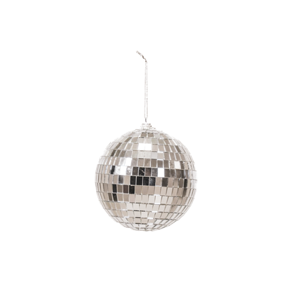 Boule de Noël Disco Argent - 15cm