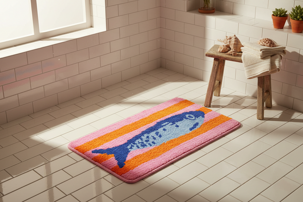 Tappetino da bagno Sunset Fish