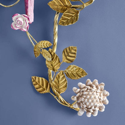 Applique Perroquet orange/rose