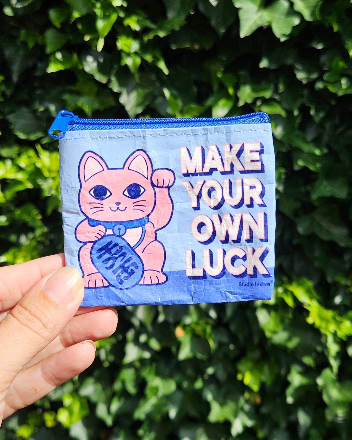 Mini Lucky Cat Purse “Make your own Luck”
