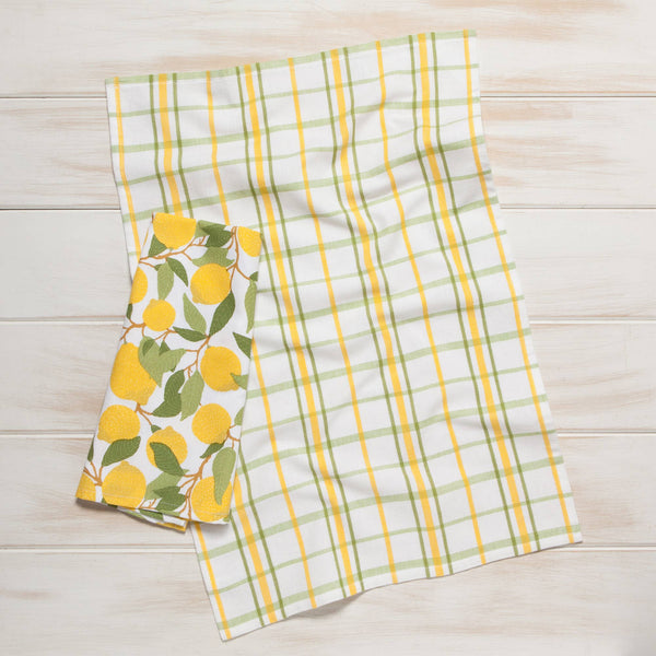 Set di 2 strofinacci Limoni