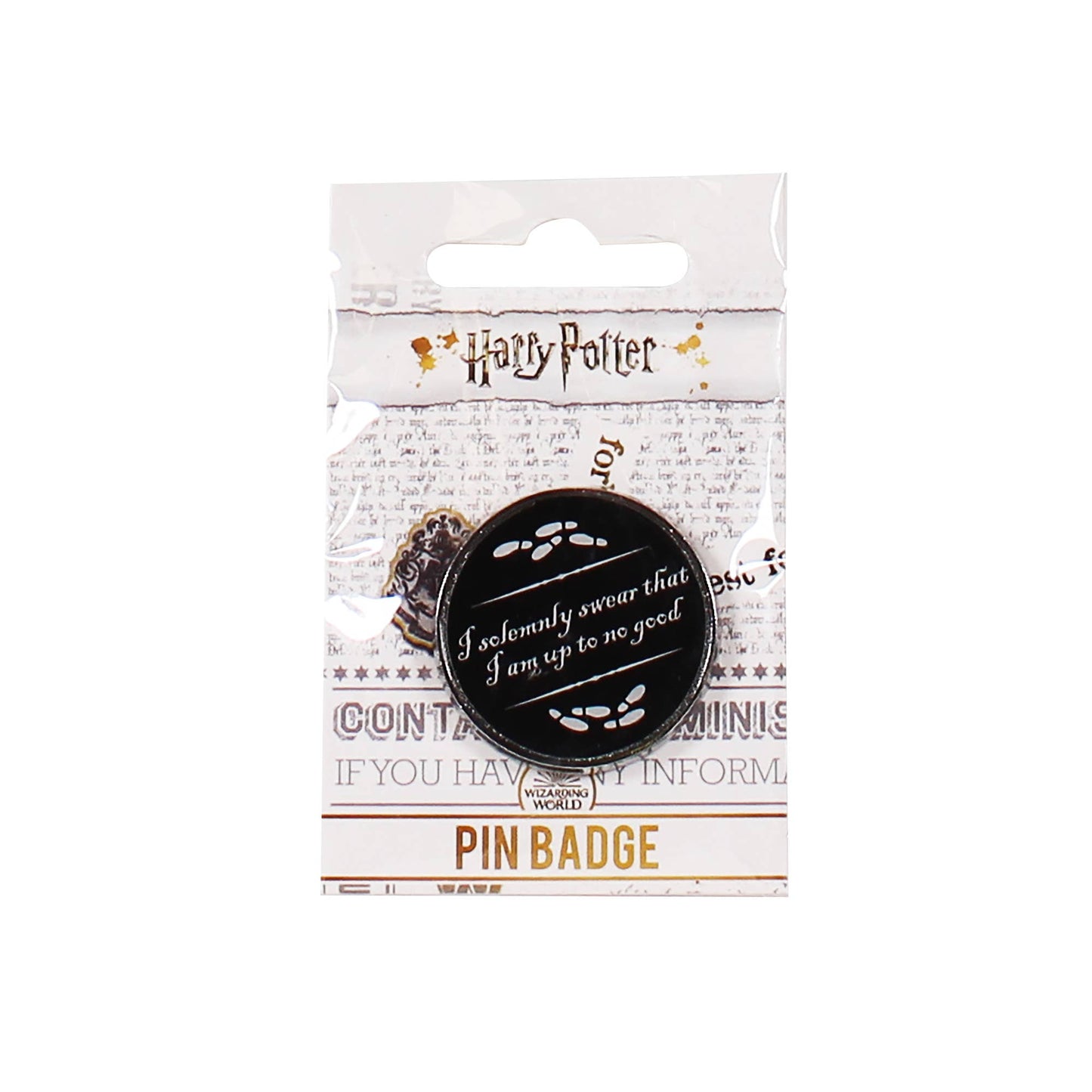 Badge en émail Harry Potter - carte des maraudeurs