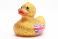 Canard Union Jack - Or Pailleté