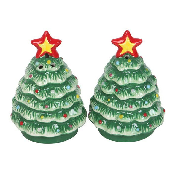 Salière et poivrière Sapins de Noël