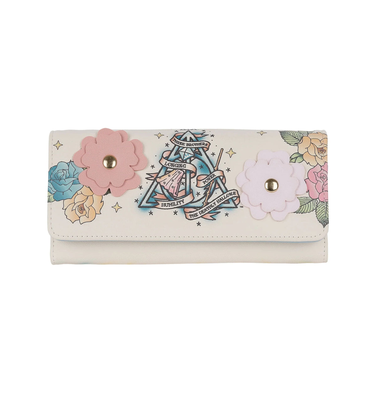 Portefeuille premium Harry Potter Reliques de la Mort floral