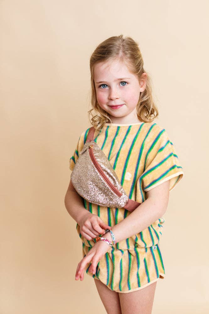 Bum bag - Gold glitter