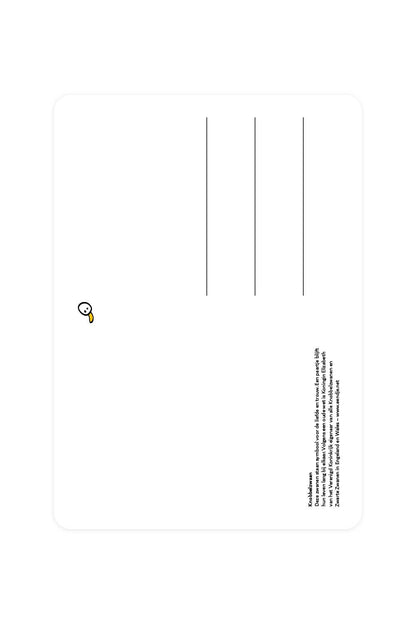 Carte postale avec cygne muet