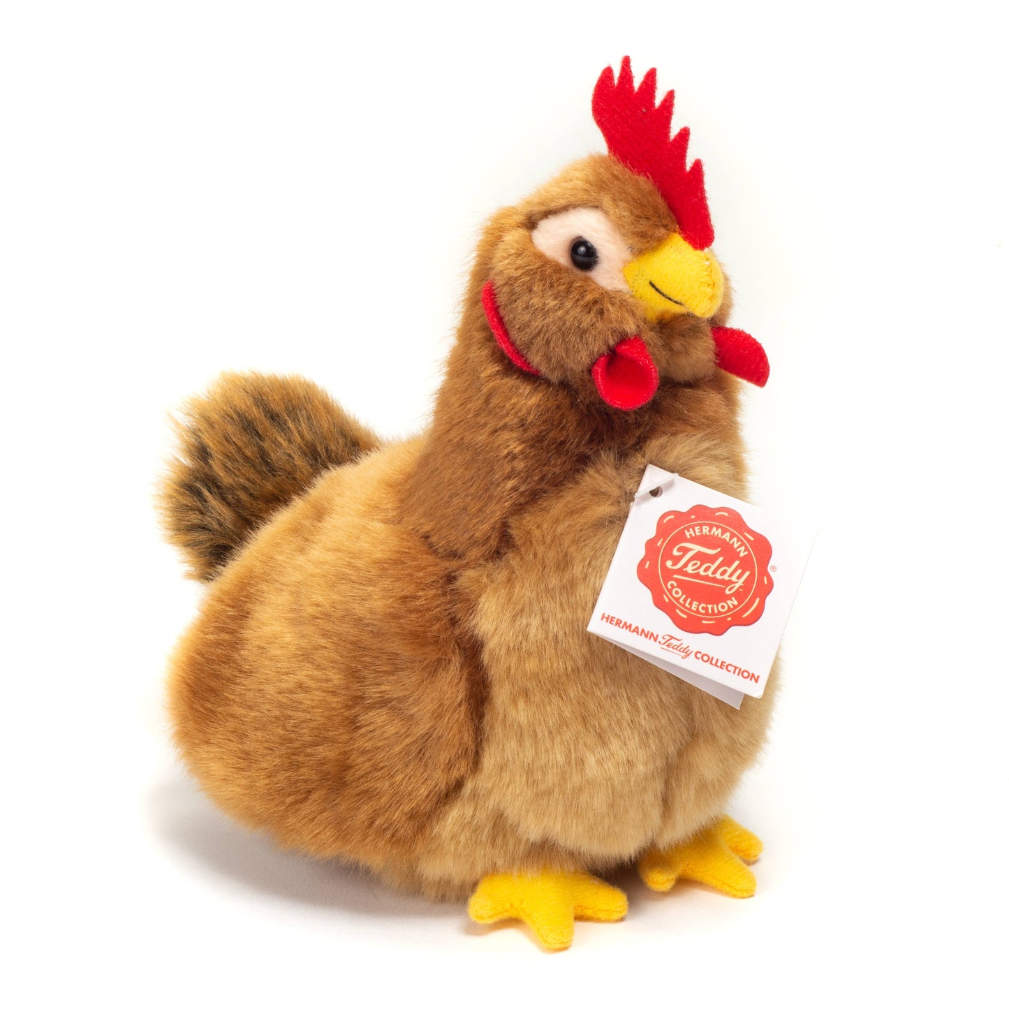 Peluche Poule Marron