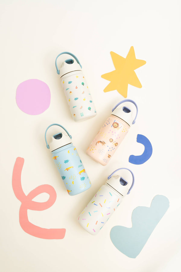 Bouteille Isotherme en Acier Inoxydable pour Enfants Origami