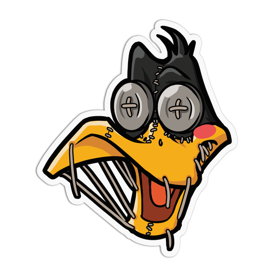 Autocollant Canard Cousu