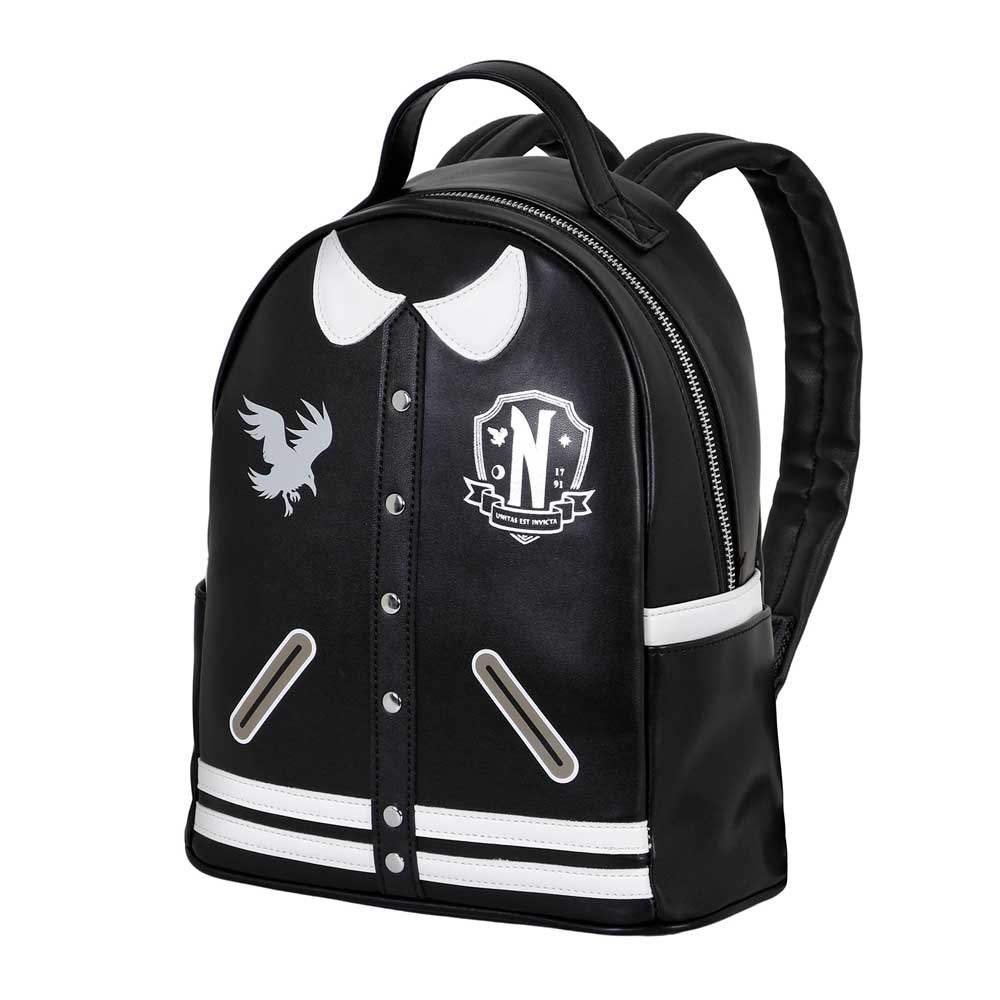 Mochila informal universitaria Wednesday, negra