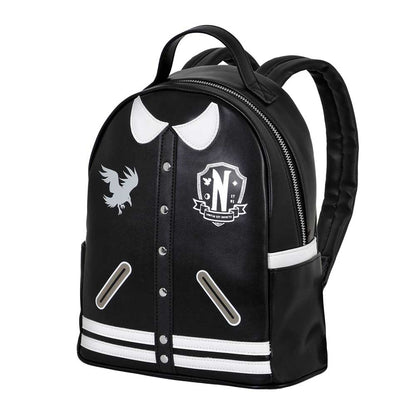 Mochila informal universitaria Wednesday, negra