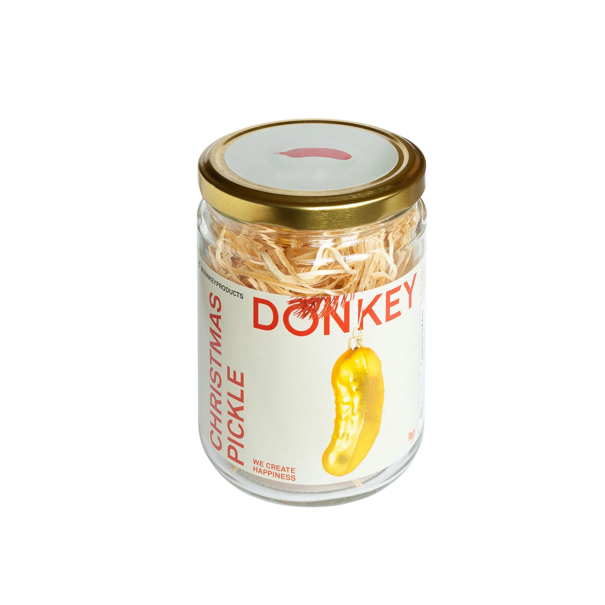 boule de noel cornichon jaune donkey