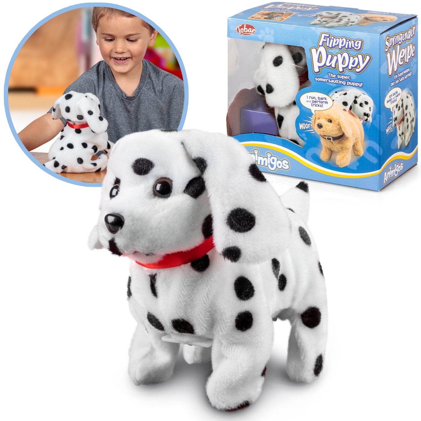 ANIMIGOS CHIOT DALMATIEN QUI SE RETOURNE