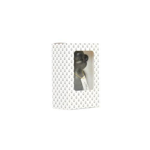 Ornamento - Figurina di scimmia 'The Legend' - Nero - 11x7x19cm