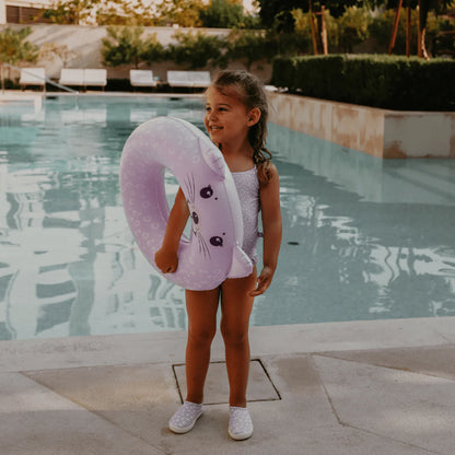 Lilac Leopard Bath Buoy 