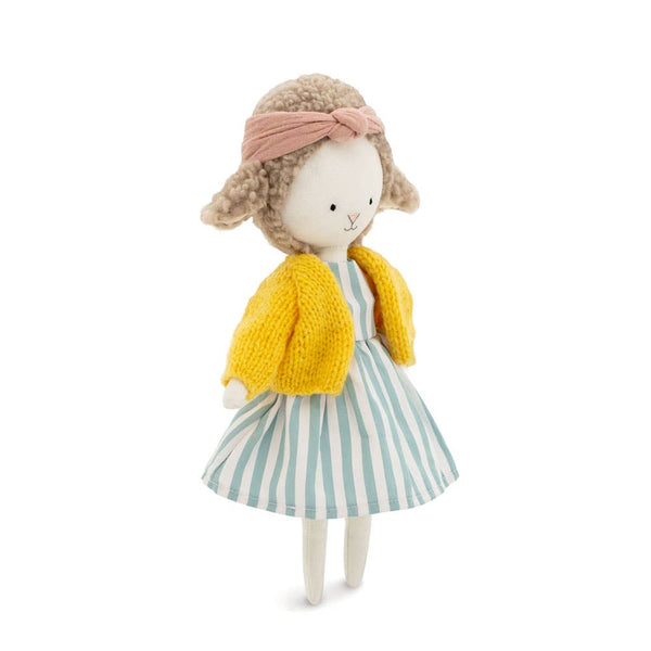 Peluche de algodón Cotti Motti, la oveja Zoe (30 cm) - 0+