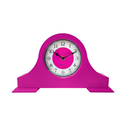 Clock - Mantel clock - Neon pink - 36x8.5x20 cm