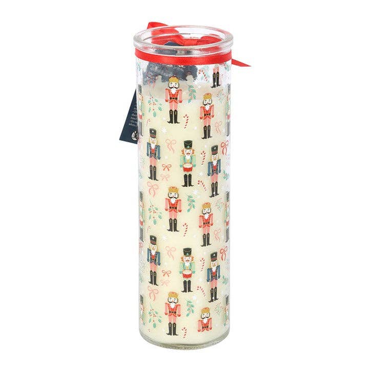 Bougie Parfumée aux Épices de Noël - Motif Casse-Noisette