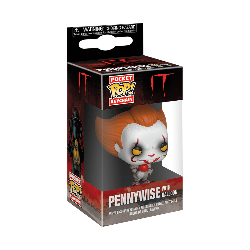 ¡Estallido! Llavero de Pennywise con globo rojo 