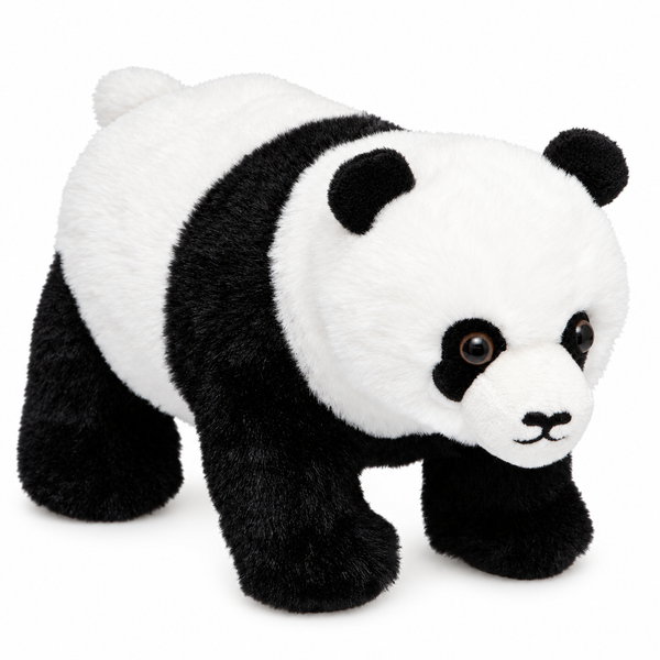 Panda vert en peluche réaliste de la collection All About Nature