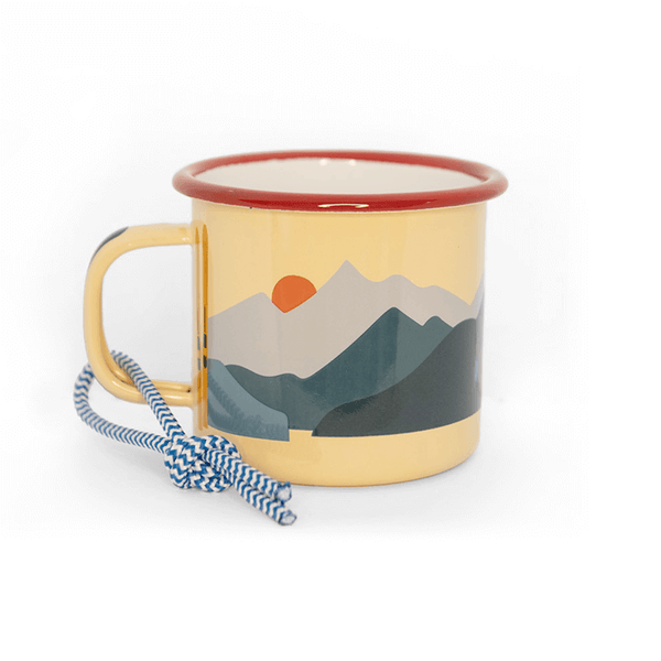 Tazza smaltata Montagne