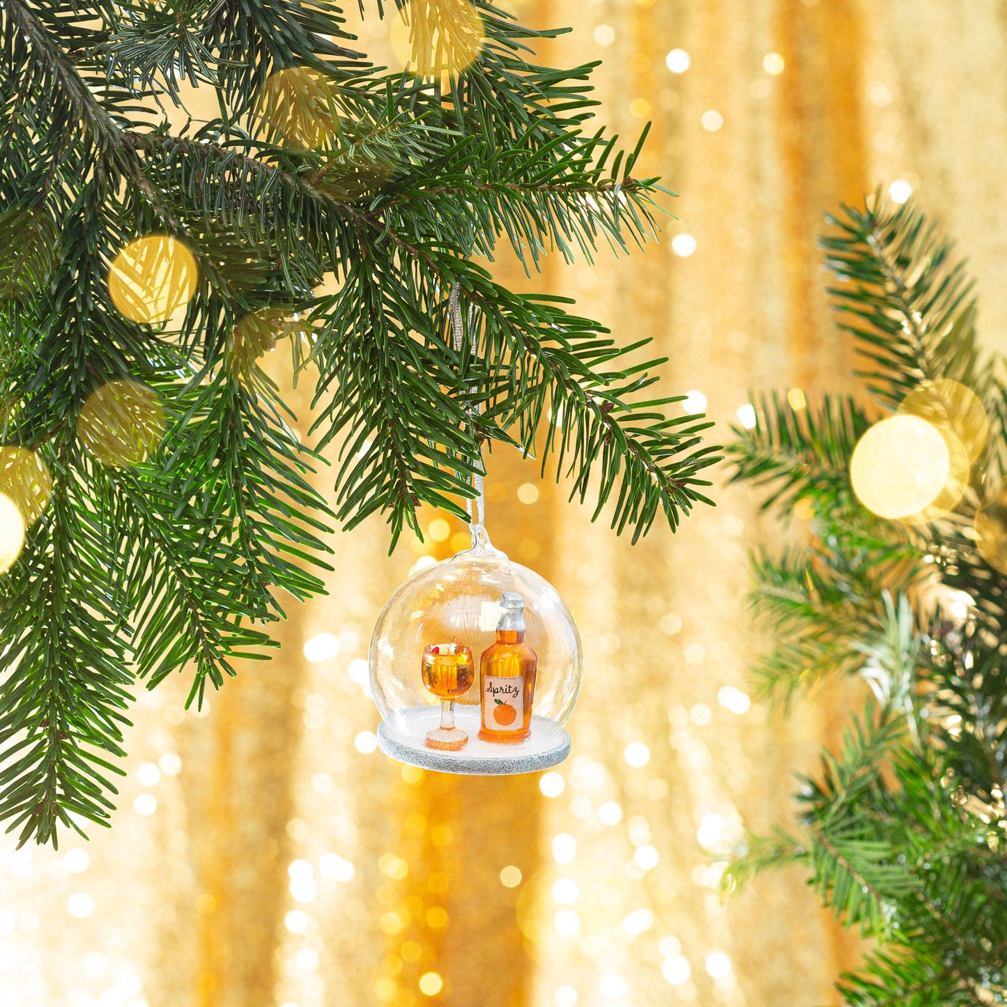 Enfeite de Natal em formato de cúpula Spritz