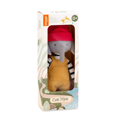 Peluche de algodón Alicio el elefante - 29 cm - 0+ meses