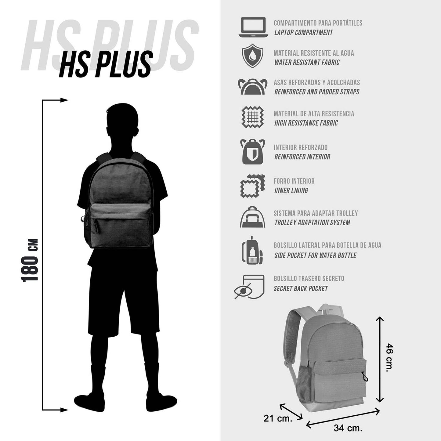 Marvel Captain America -Sac à dos HS PLUS