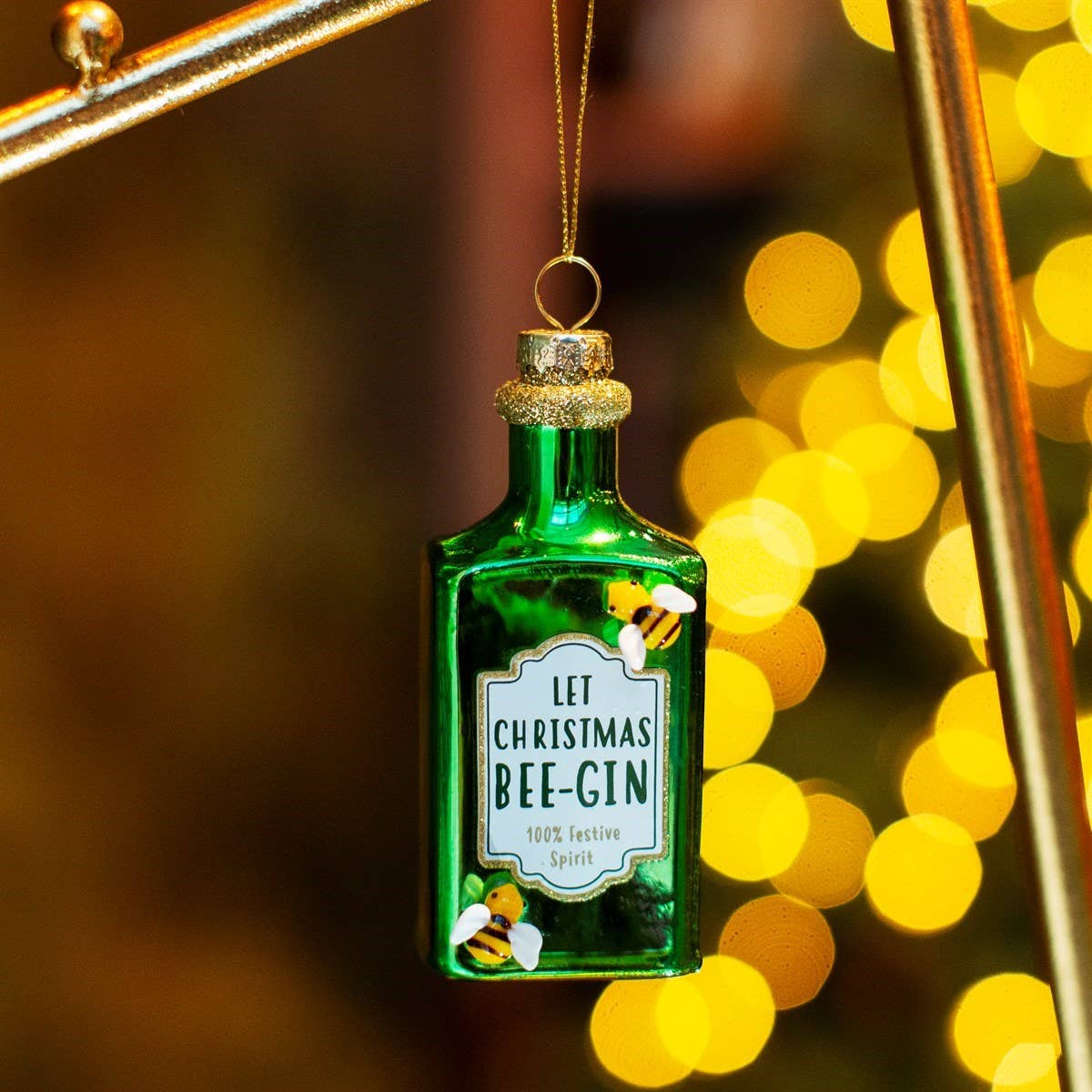 "Let Christmas Bee" Gin Kerstbal