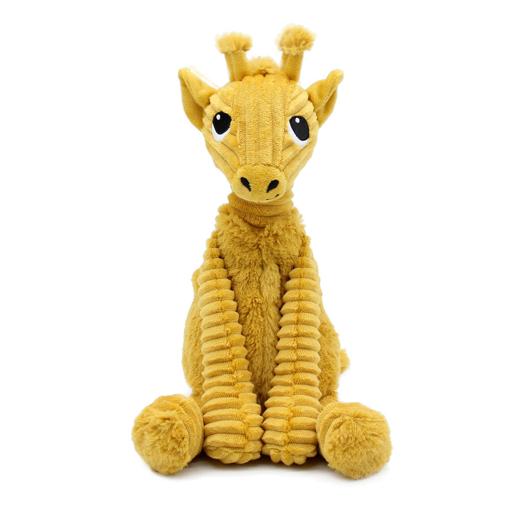 Les Ptipotos - girafe maman & bébé 30 cm moutarde